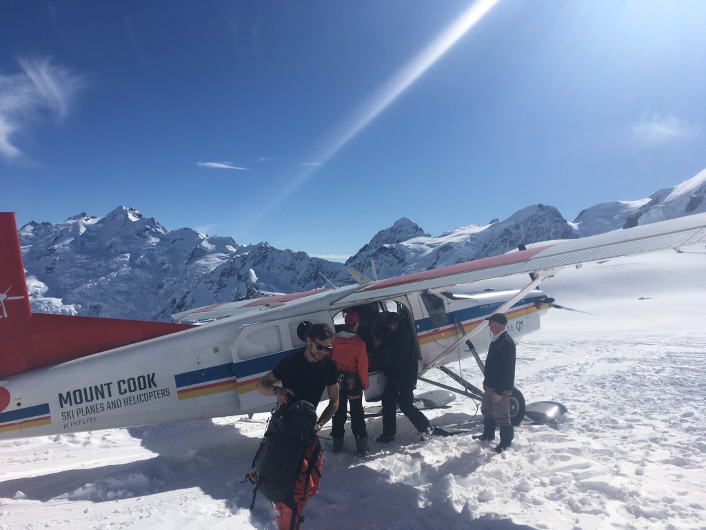 Ski plane tasman Kelman hut