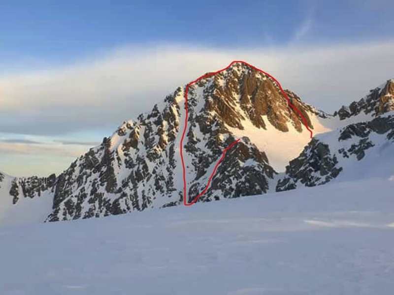 Mt Abel NE Couloir – Ski&nbsp;Descent